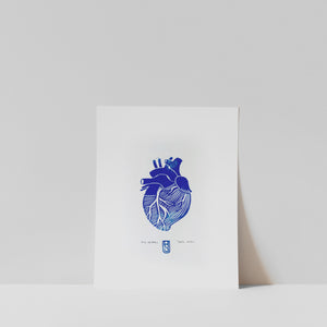 Blue Heart   / A4