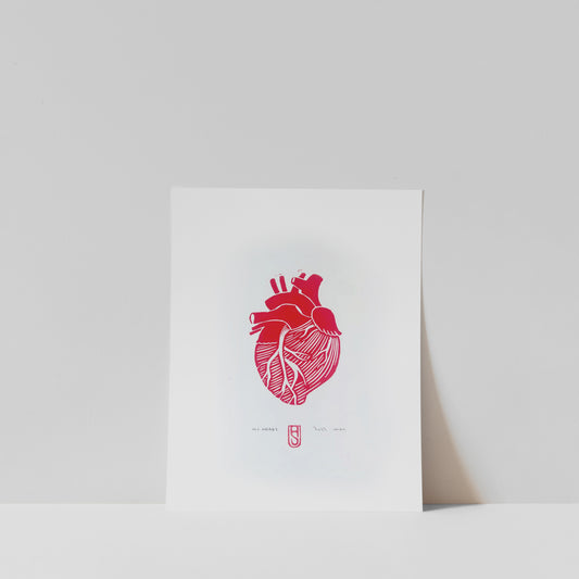 Red Heart   / A4