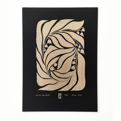Lily of the Valley / Gold A3