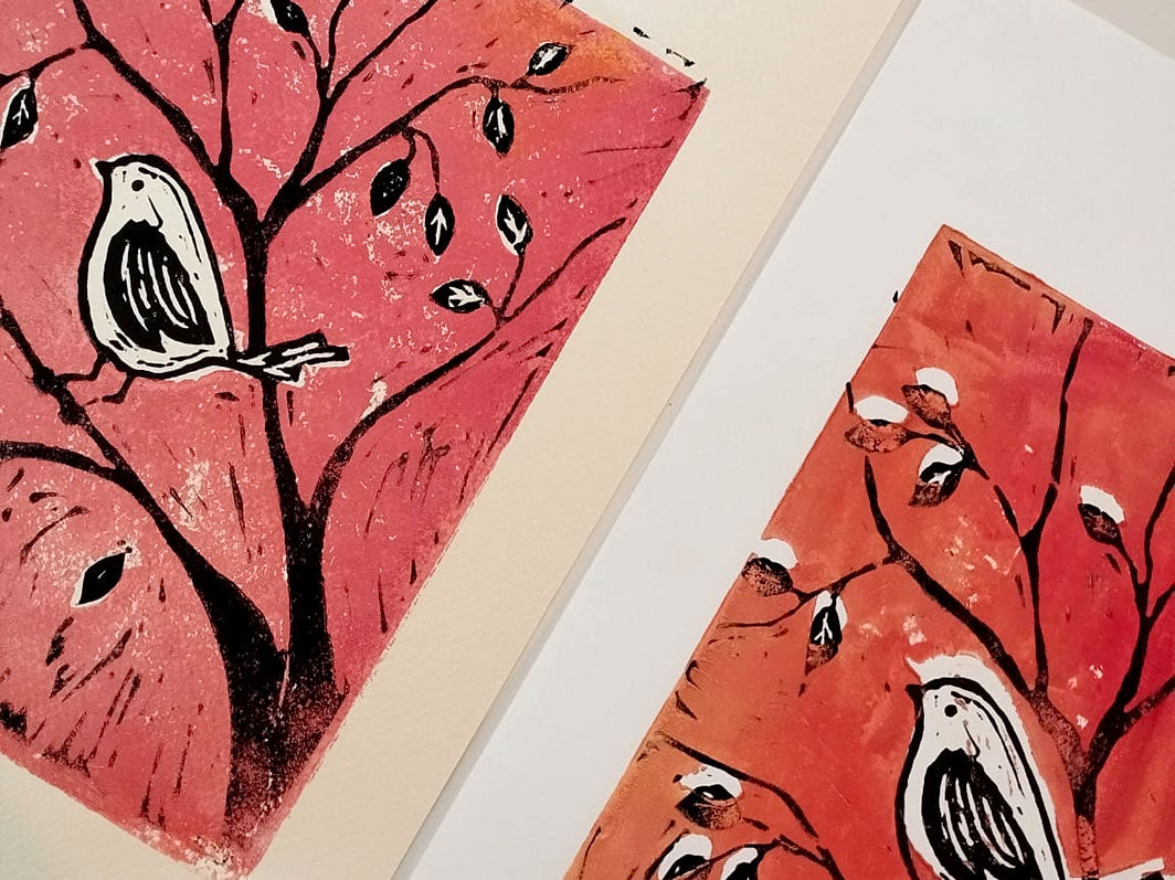 סדנת הדפס לינולאום מותאמת אישית