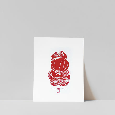 Tangled No.2 Red / A4